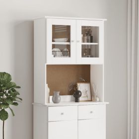 Dresser Top ALTA White 30.3"x11.8"x36.2" Solid Wood Pine