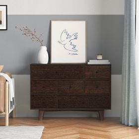 Solid Wood spray-painted drawer dresser bar,buffet tableware cabinet lockers buffet server console table lockers, retro round handle, applicable to th