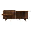 Coffee Tables 2 pcs Brown Oak Engineered Wood
