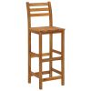Bar Stools 6 pcs Solid Wood Acacia