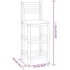 Bar Stools 6 pcs Solid Wood Acacia
