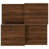 Coffee Tables 2 pcs Brown Oak Engineered Wood