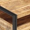 Coffee Table 39.4"x21.7"x17.7" Rough Mango Wood