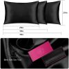 Silk Pillowcase for Hair and Skin 1 Pack, 100% Mulberry Silk & Natural Wood Pulp Fiber Double-Sided Design, Silk Pillow Covers with Hidden Zipper (que