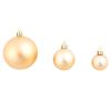 100 Piece Christmas Ball Set 1.2"/1.6"/2.4" Rose/Gold