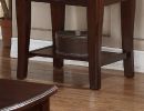 Modern Wooden Brown 1pc End Table Living Room Sofa Side Table