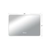 Bathroom Mirror with Led Lights Front and Backlit, Anti-Fog Lighted Vanity Mirrors for Wall Mounted, 3 Colors and 5 level Dimmable, Horizontal/Vertica