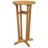5 Piece Patio Dining Set Solid Wood Acacia
