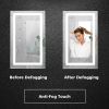 LED Bathroom Vanity Mirror with Front Light,40*24 inch, Anti Fog, Dimmable,Color Temper 5000K,Night Light,Both Vertical and Horizontal Wall Mounted Va