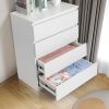 FCH Wood Simple 4-Drawer Dresser White