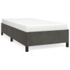 Bed Frame Dark Gray 39.4"x79.9" Twin XL Velvet
