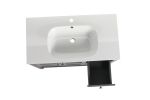 Bathroom Vanity With Soft Close Drawers and Gel Basin; 36x18