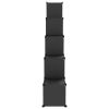 Storage Cube Organizer with 15 Cubes Black PP