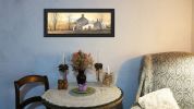 "A New Day" By John Rossini, Printed Wall Art, Ready To Hang Framed Poster, Black Frame