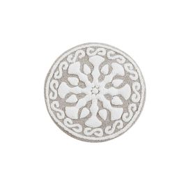 Bathroom Accessories Medallion Cotton Tufted Bath Rug (Type: Style A, Color: Taupe)