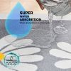Bathroom Rug Cute Daisy Bath Mat Soft Shaggy Bathroom Mats Non Slip Floor Carpet Microfiber Bath Mat Super Absorbent Machine Washable/Dry,Bathroom Car