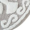 Bathroom Accessories Medallion Cotton Tufted Bath Rug