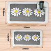 Bathroom Rug 20x32 inch Cute Daisy Bath Mat Soft Shaggy Bathroom Mats Non Slip Floor Carpet Microfiber Bath Mat Super Absorbent Machine Washable/Dry,B