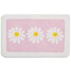 Bathroom Rug Cute Daisy Bath Mat Soft Shaggy Bathroom Mats Non Slip Floor Carpet Microfiber Bath Mat Super Absorbent Machine Washable/Dry,Bathroom Car