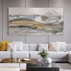 Hand Painted Oil Painting Large Abstract Mountain Painting Original Gold leaf Texture Landscape Painting Modern Minimalist Painting Living Room Hallwa